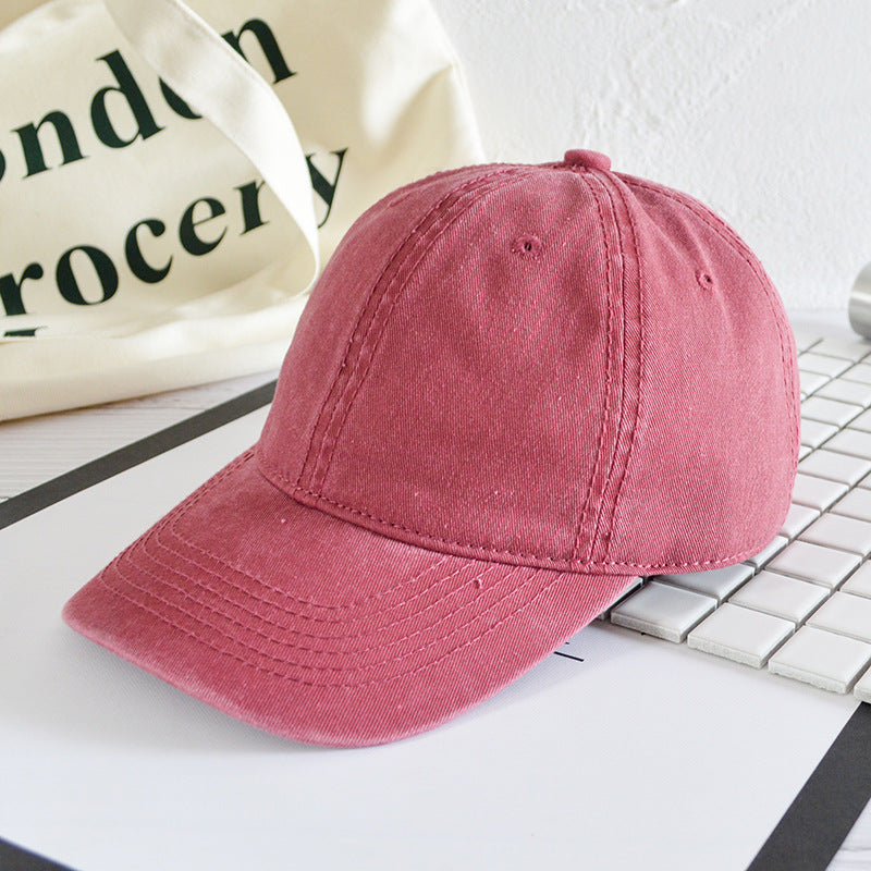 Wholesale Washed distressed denim baseball cap