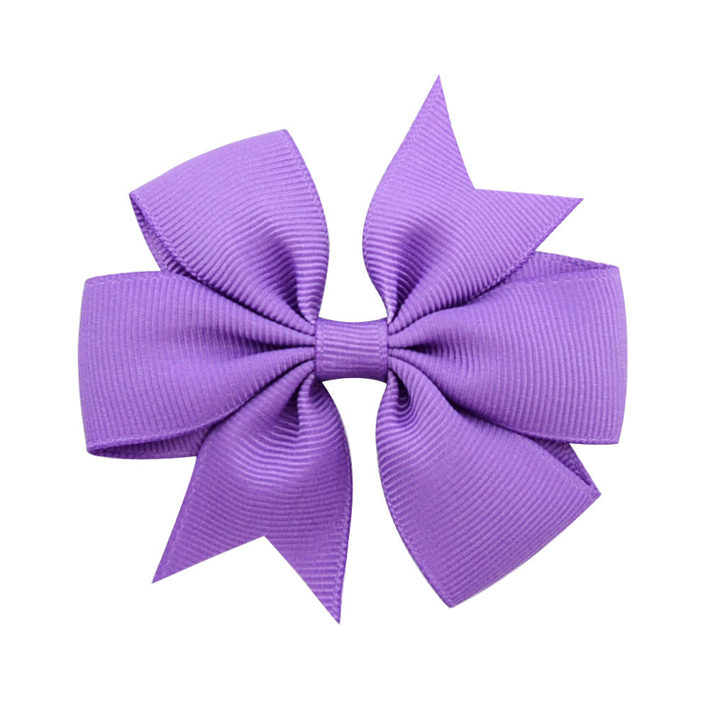 Wholesale Fishtail Bow Polyester Hair Clips