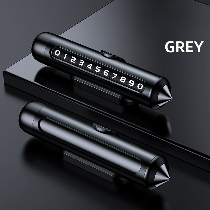 Placas de número de estacionamiento temporal de aleación de aluminio aluminante