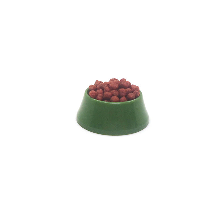 Wholesale 1:12 Dollhouse Accessories Bowl of Dog Food Model