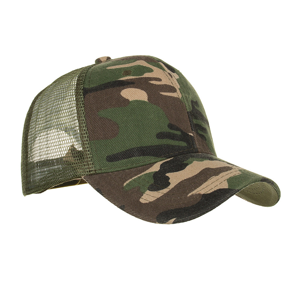 Wholesale Camouflage Mesh Breathable Sunshade Outdoor Baseball Cap