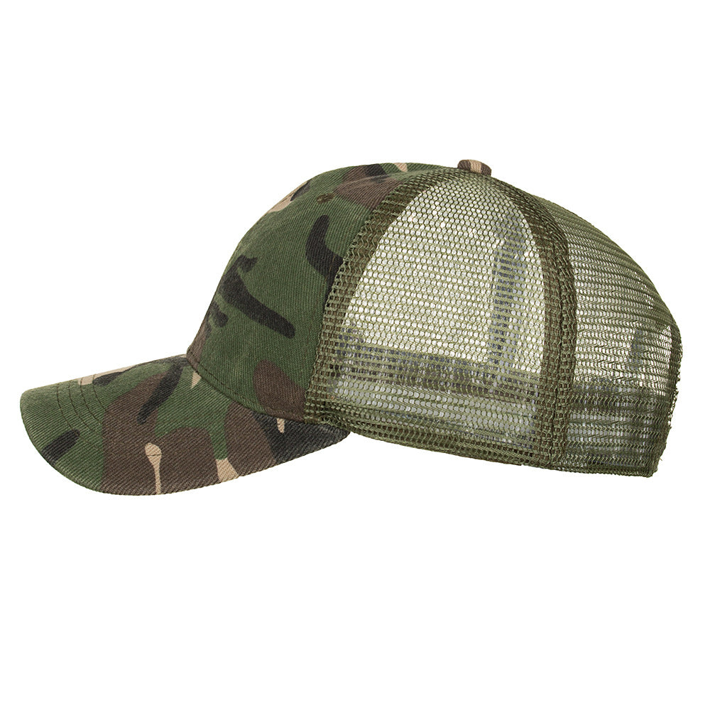 Wholesale Camouflage Mesh Breathable Sunshade Outdoor Baseball Cap