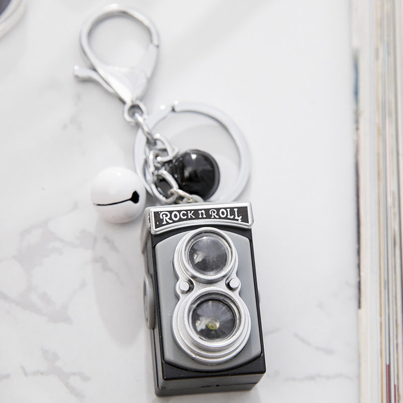 Wholesale camera pendant LED sounding luminous keychain