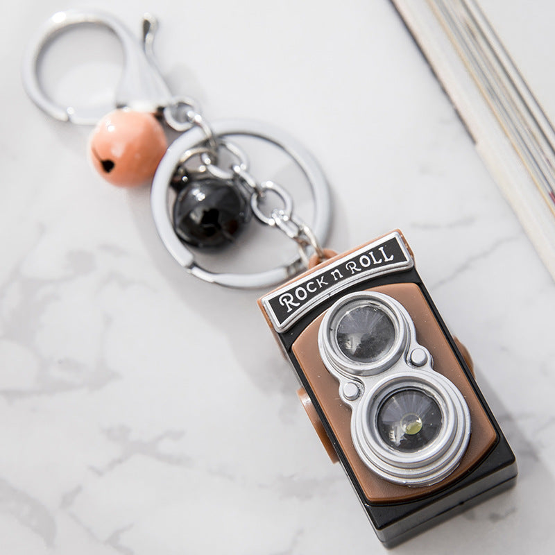 Wholesale camera pendant LED sounding luminous keychain