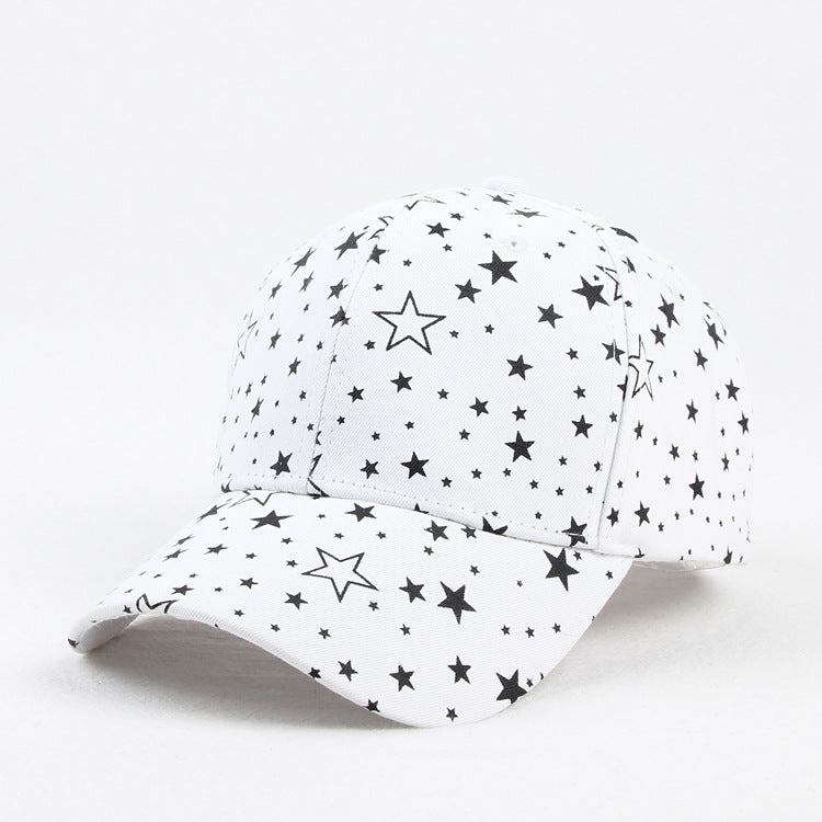 Wholesale Pentagram Printed Cotton Baseball Caps