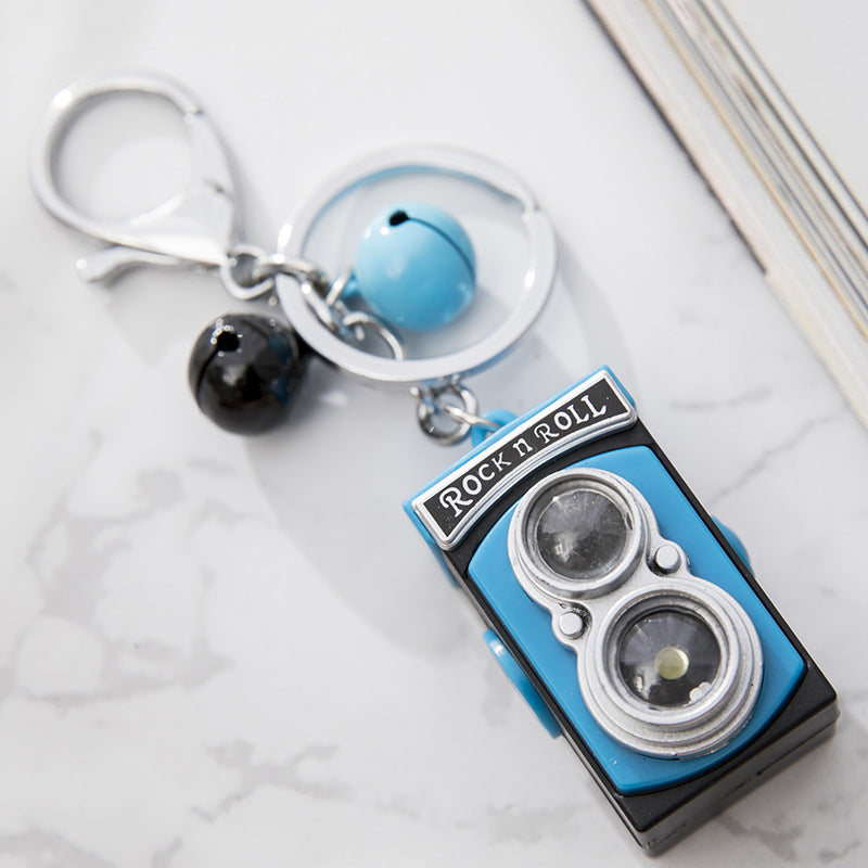 Wholesale camera pendant LED sounding luminous keychain