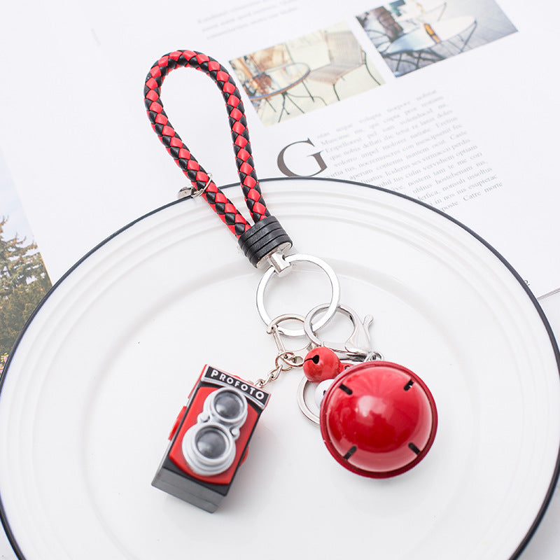 Wholesale camera pendant LED sounding luminous keychain