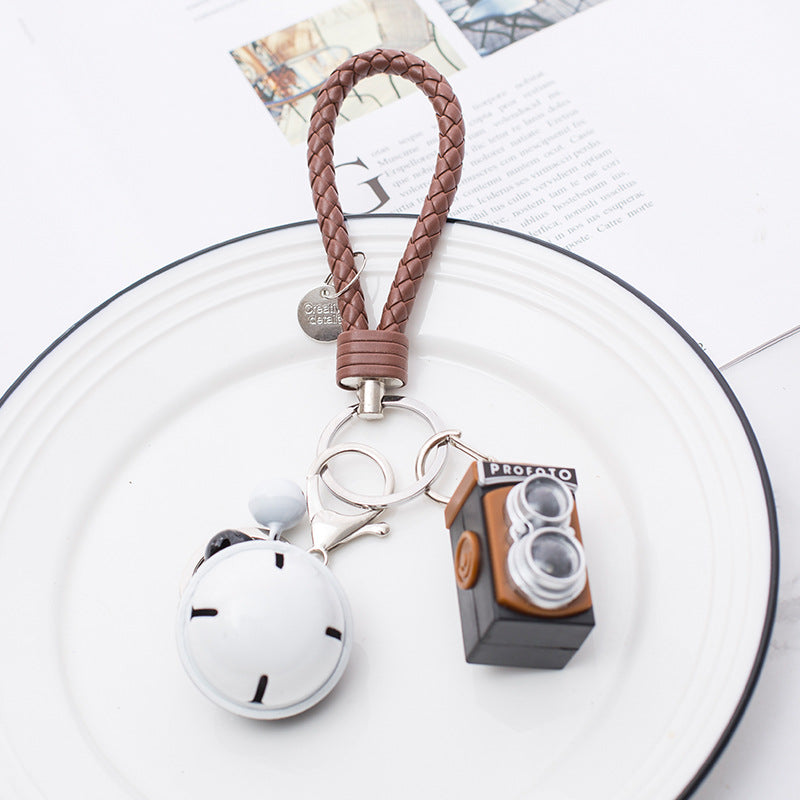 Wholesale camera pendant LED sounding luminous keychain