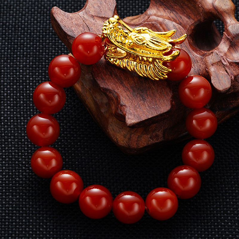 Wholesale Leading Men's Tiger Eye Stone Null Bracelet