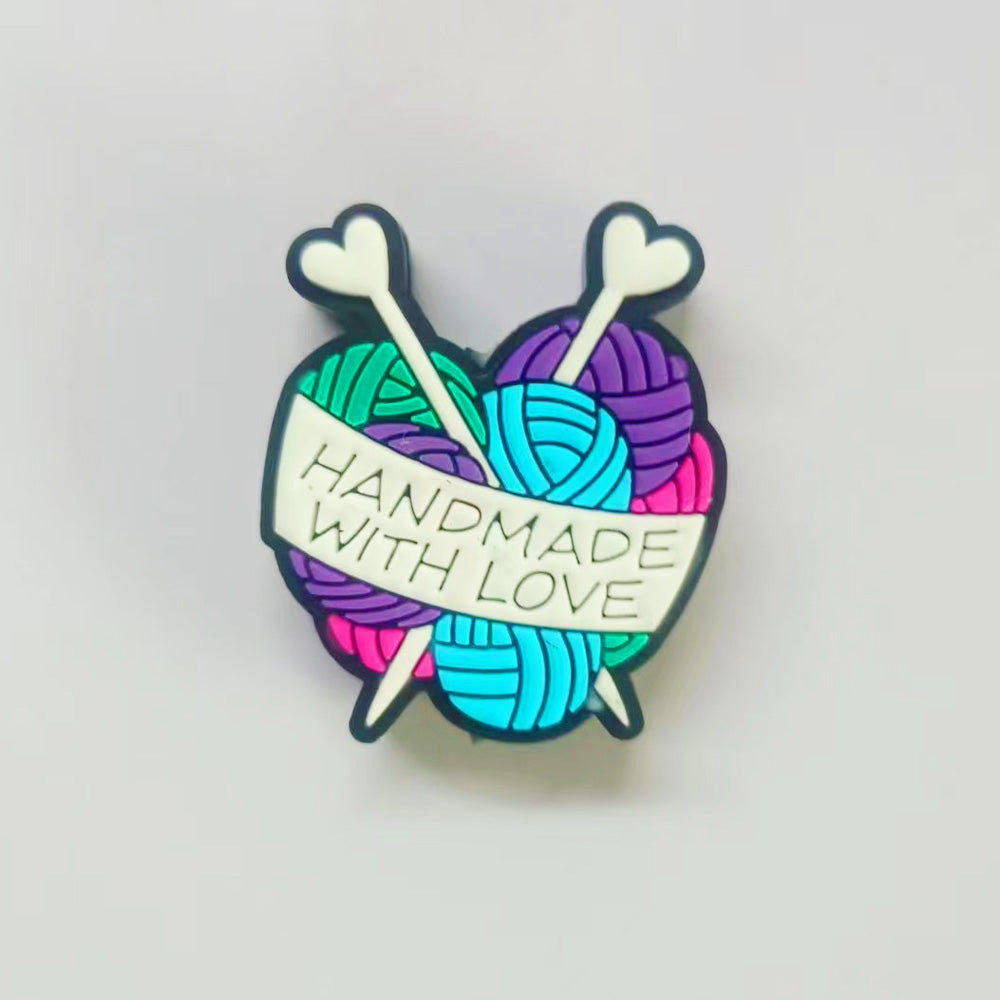 Wholesale 10 PCS Cartoon Wool Spherical Silicone Beads