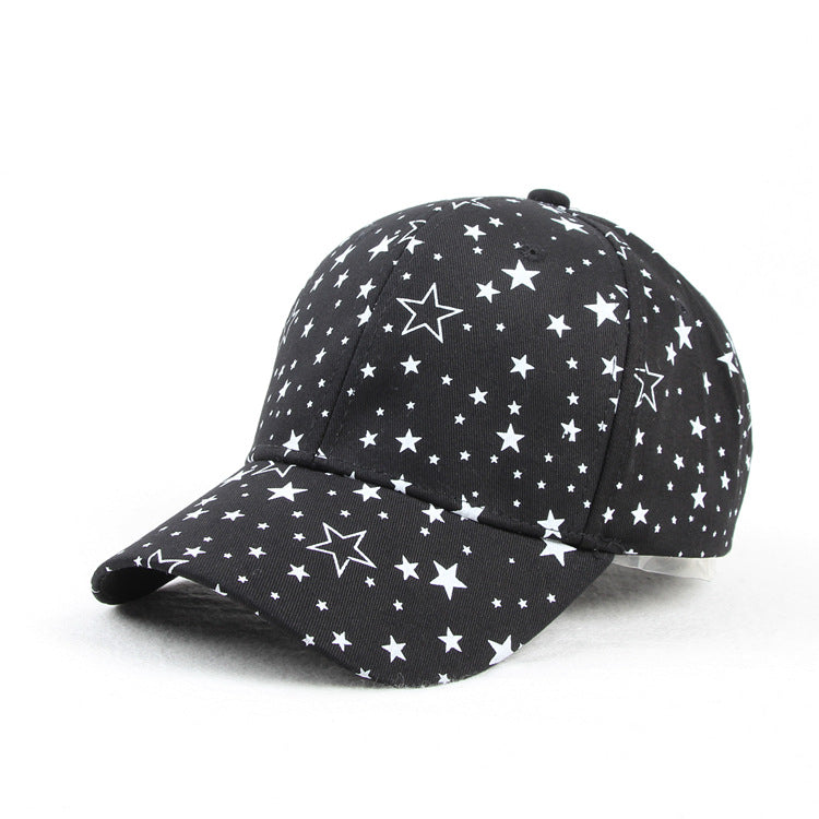 Wholesale Pentagram Printed Cotton Baseball Caps
