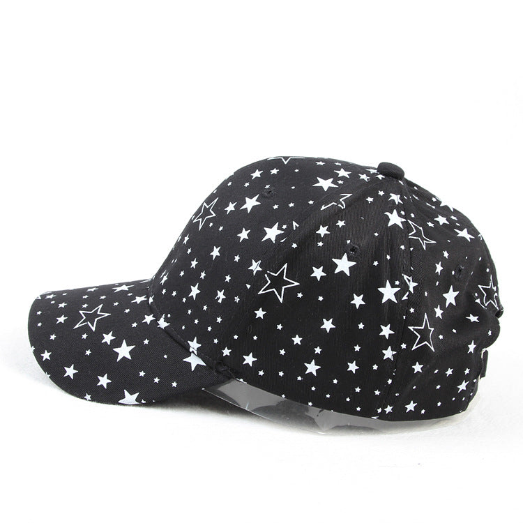 Wholesale Pentagram Printed Cotton Baseball Caps