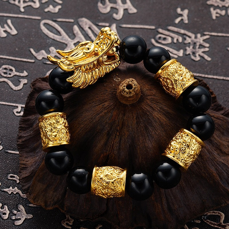 Wholesale Leading Men's Tiger Eye Stone Null Bracelet