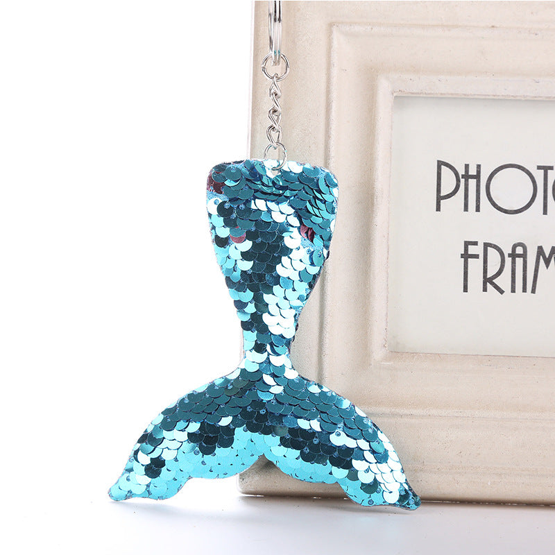Wholesale Sequin Mermaid Keychain