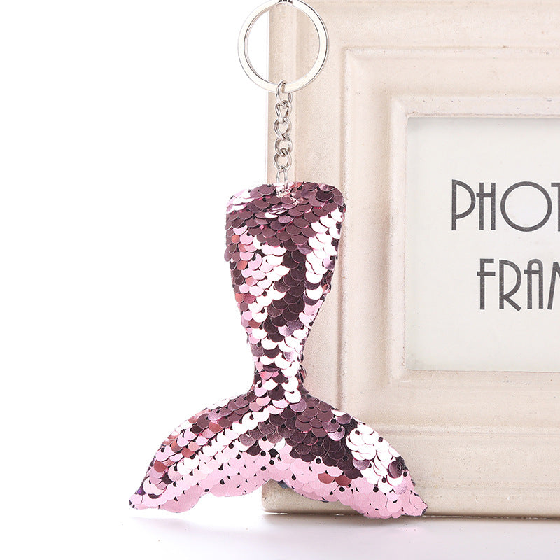 Wholesale Sequin Mermaid Keychain