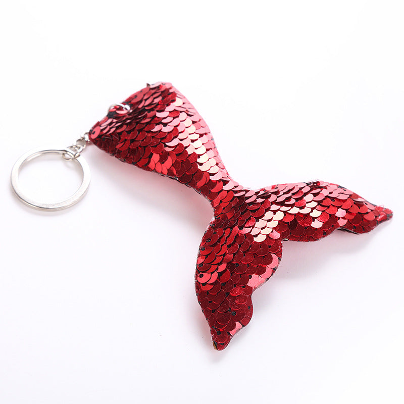 Wholesale Sequin Mermaid Keychain