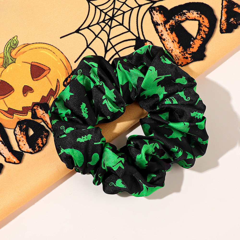 Wholesale Halloween Large Intestine Hair Ring, Pumpkin Skull, Personality Holiday Hair Rope