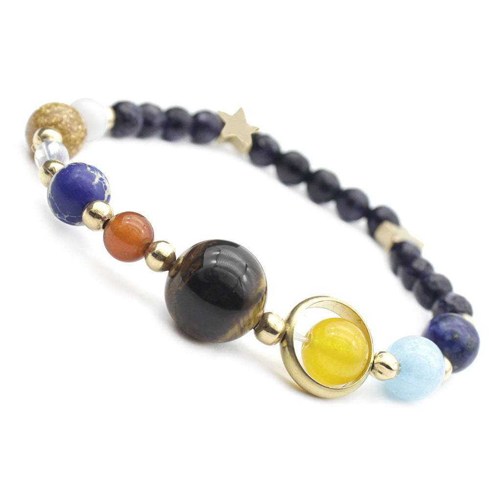 Brazalete de elemento de cuentas planetarias al por mayor