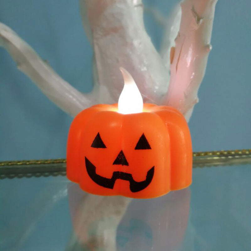 Wholesale Halloween Pumpkin Lantern Decoration LED Electronic Plastic Candle