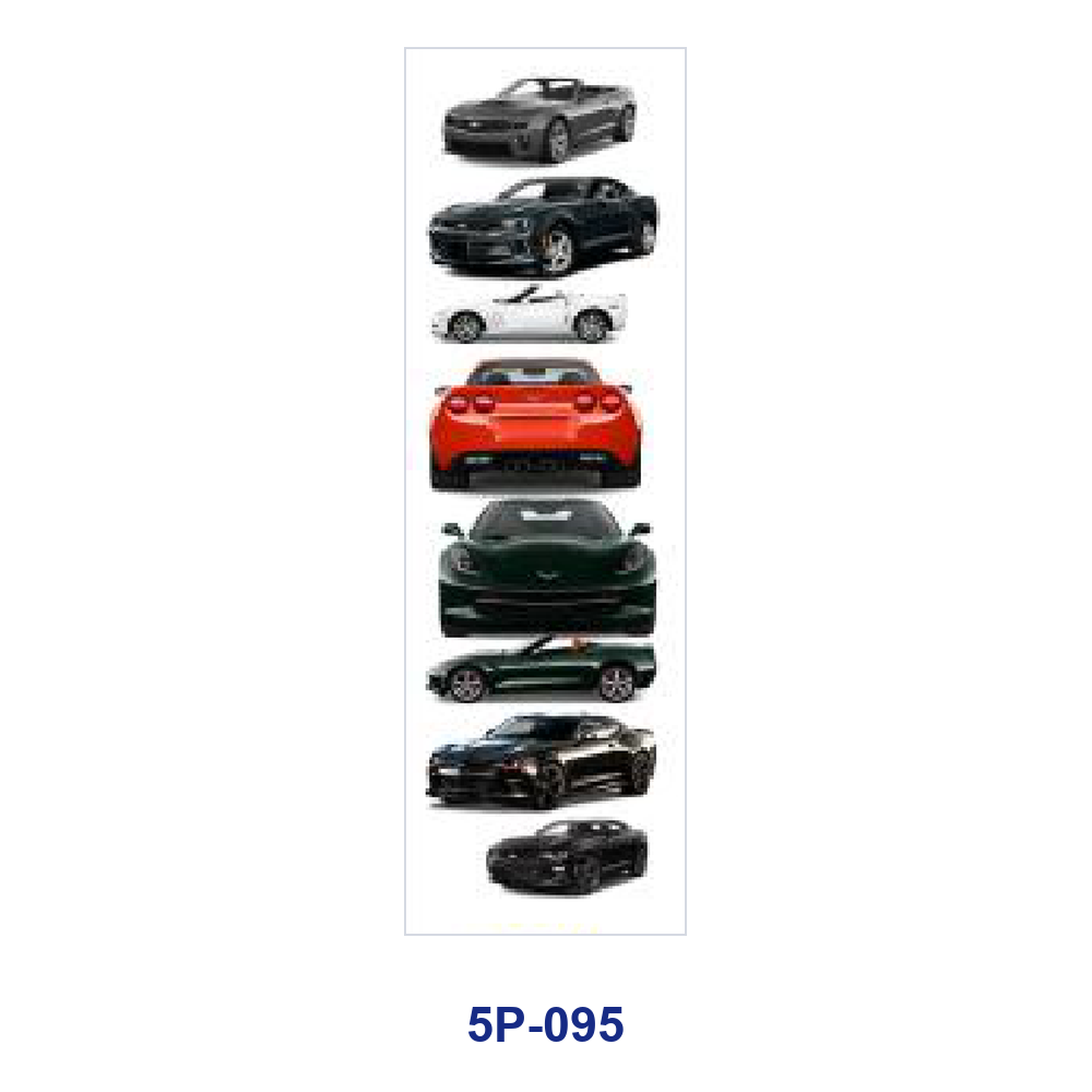 Wholesale 2/ 8/ 16pcs Cool Sports Racing Car Super Vehicle Speed Theme Print Pen and Bookmark Stickers UV DTF Wraps OLY Exclusive