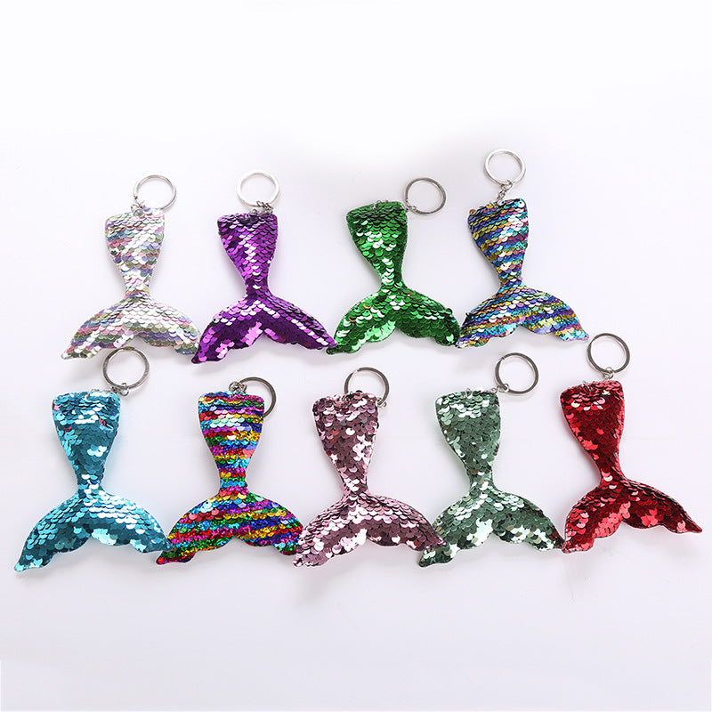 Wholesale Sequin Mermaid Keychain