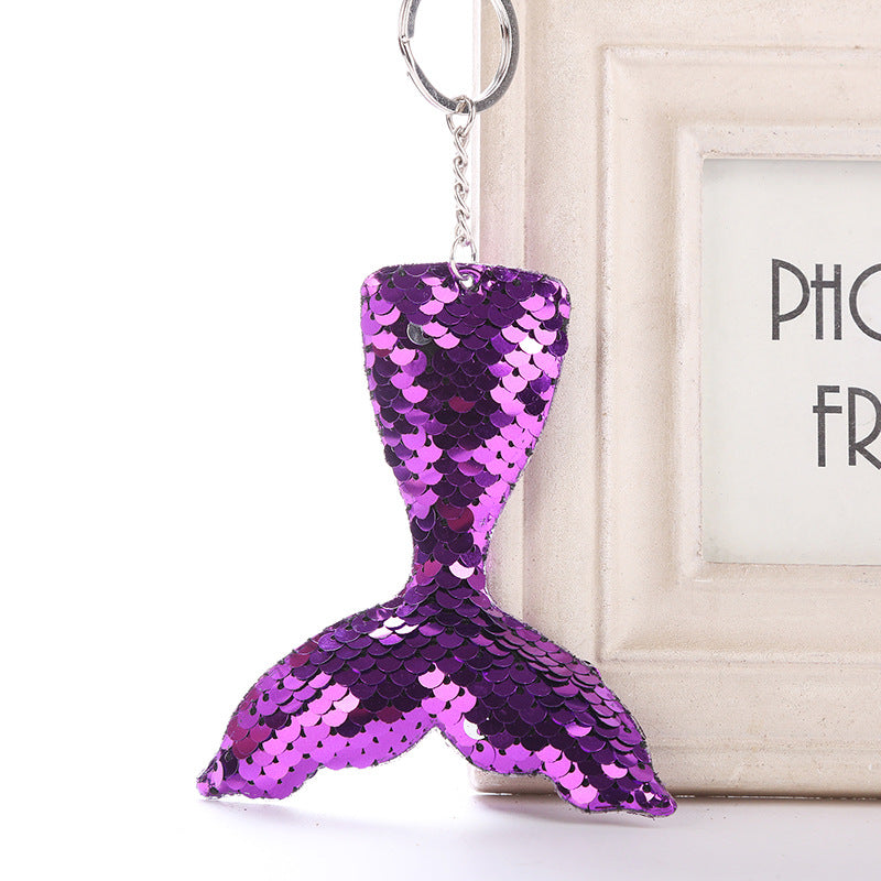 Wholesale Sequin Mermaid Keychain