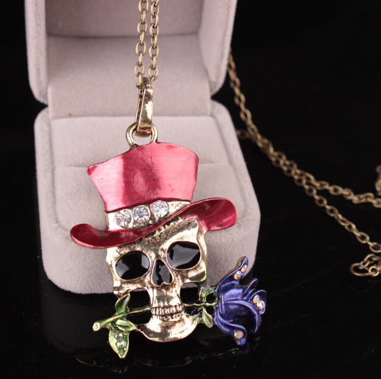 Wholesale Magician Rose Alloy Necklace