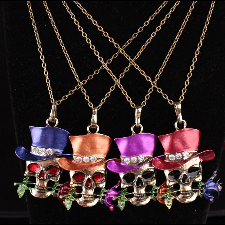 Wholesale Magician Rose Alloy Necklace