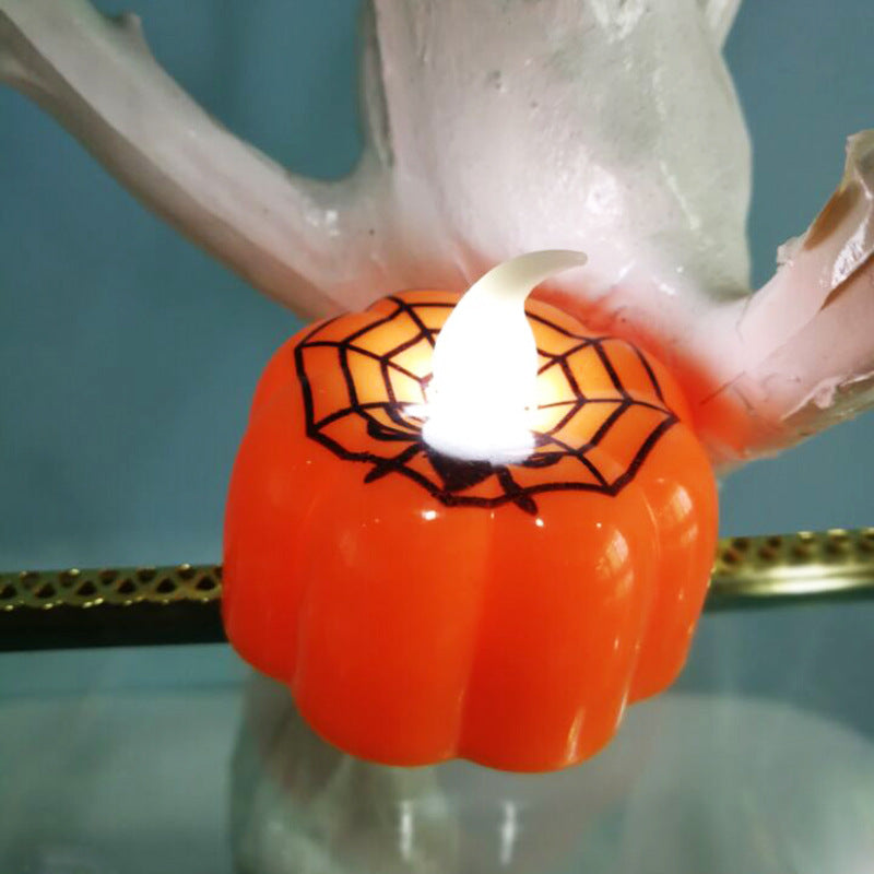 Wholesale Halloween Pumpkin Lantern Decoration LED Electronic Plastic Candle