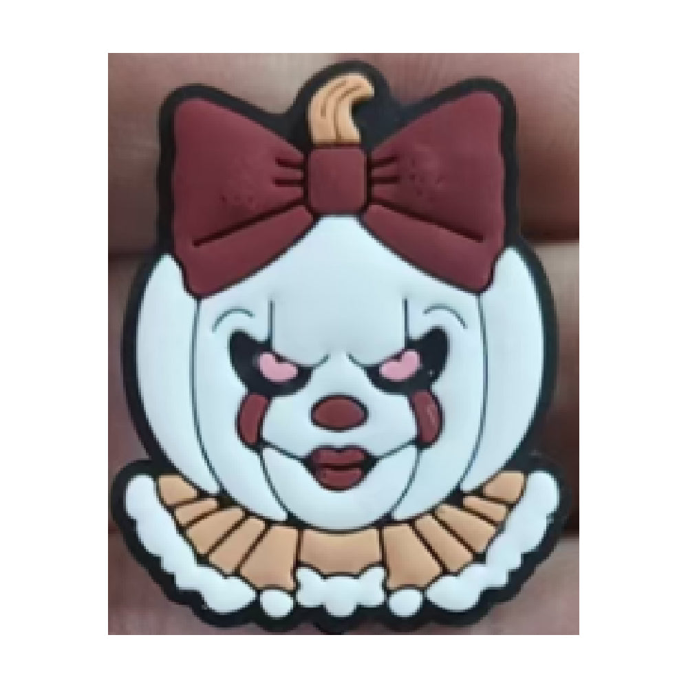 Wholesale 10pcs 2D Bow Bell Silicone Beads DIY Beads