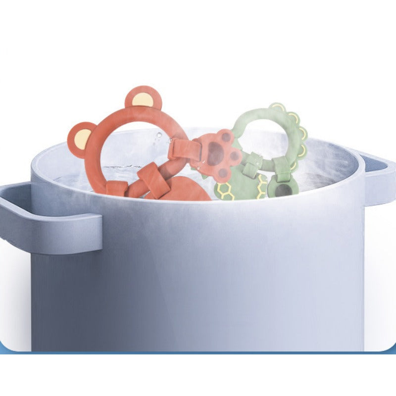 Wholesale Baby Bracelet Silicone Teething Stick Bear Rabbit Teether