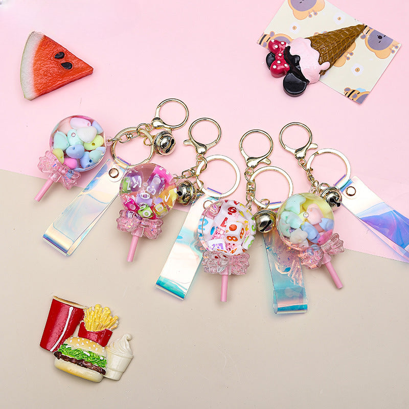 Wholesale Oiled Lollipop Acrylic Keychain