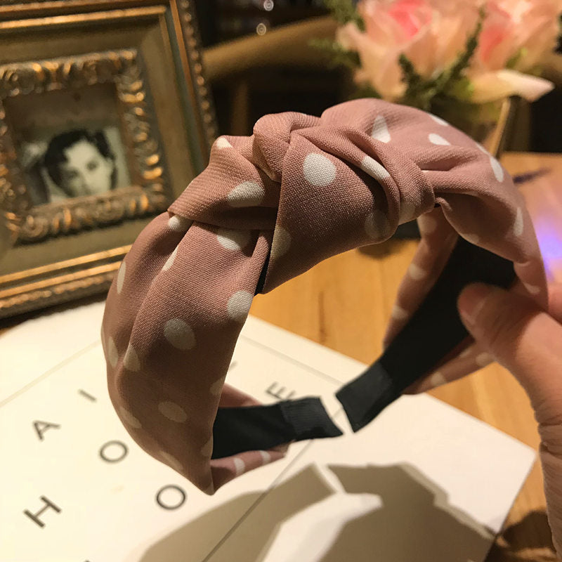 Wholesale Wide-brimmed Cross Fabric Adult Hair Accessories Hairband Head