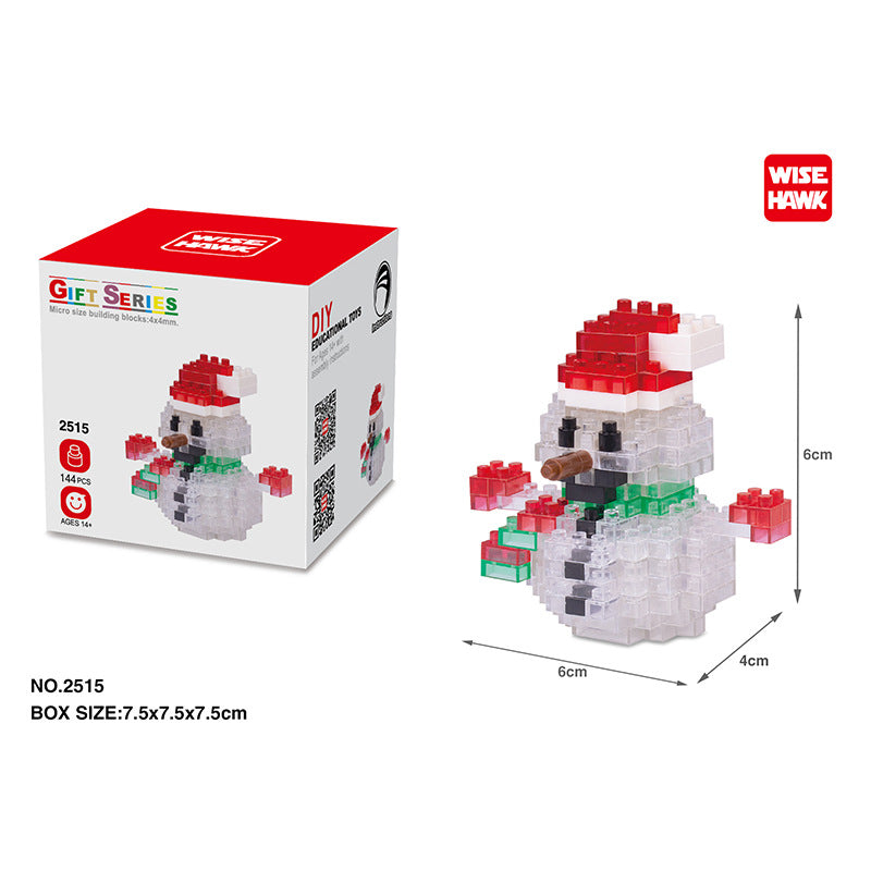 Wholesale Christmas ABS Mini Diamond Small Particle Building Blocks for Children's Puzzle Toys