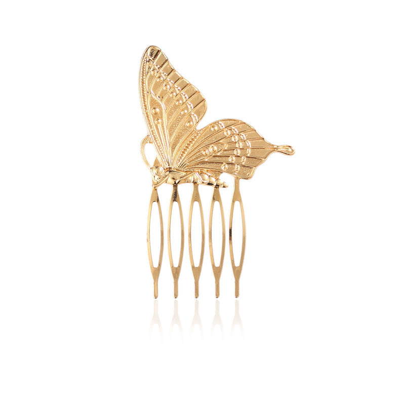 Wholesale Alloy Butterfly Hair Comb