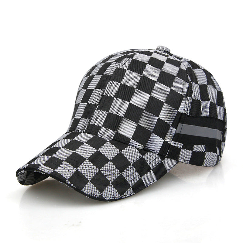 Wholesale Spring and Summer Plaid Outdoor Sports Baseball Casual Sun Protection Cap