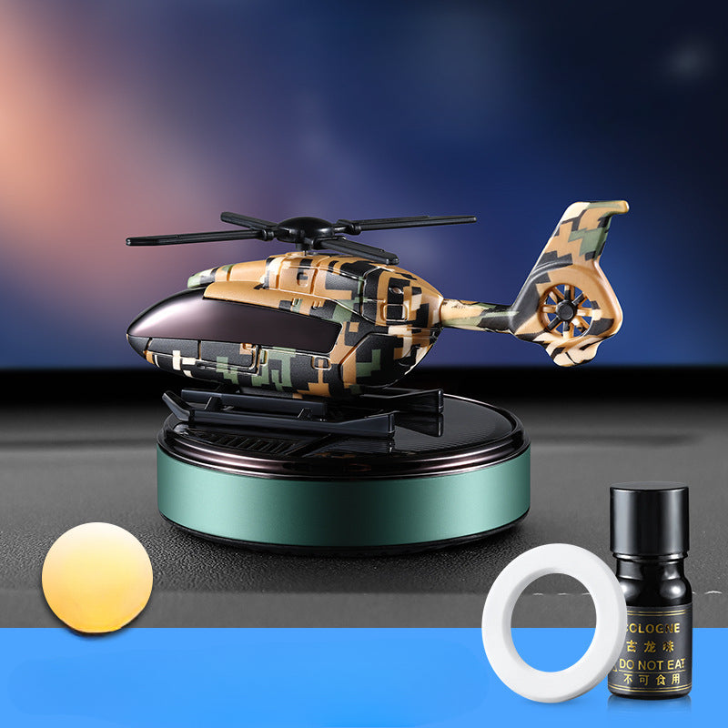 Wholesale Solar Helicopter Essential Oil Perfume Aromatherapy Plastic Decoration