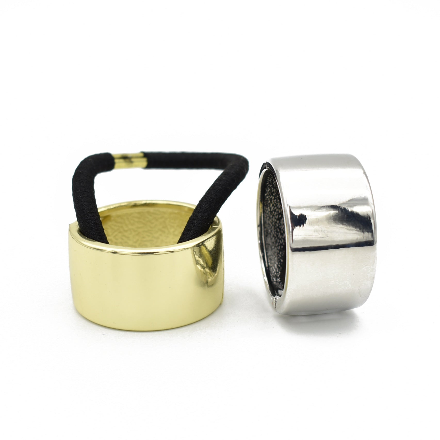 Wholesale Metal high-grade simple glossy fashion ponytail buckle headband