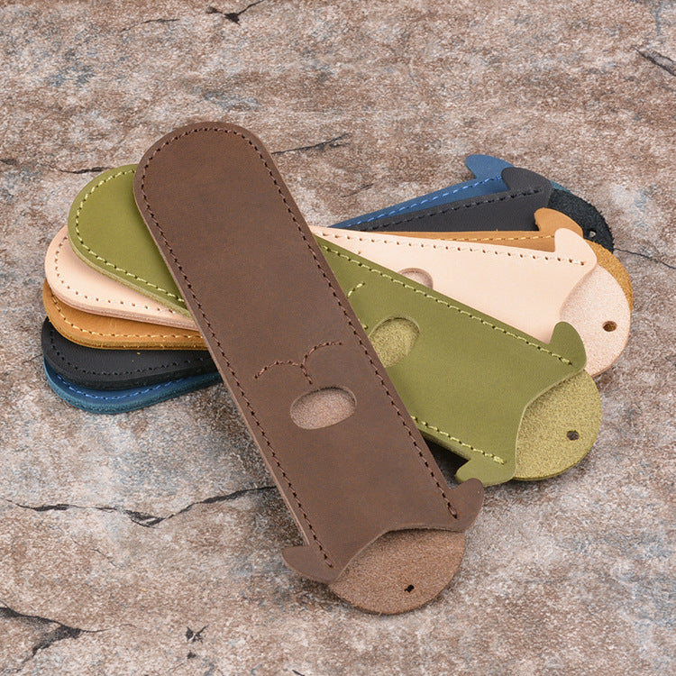 Wholesale Leather Creative Pen Protective Cover