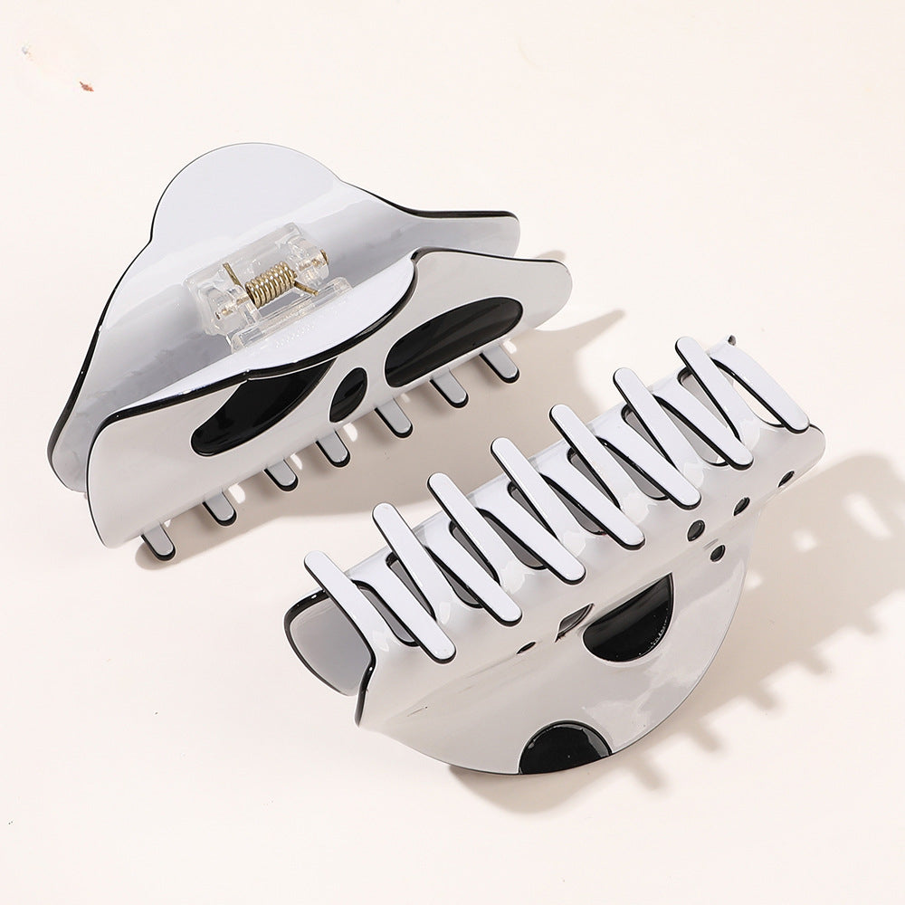 Wholesale of New Halloween Ghost Plastic Hair Clips