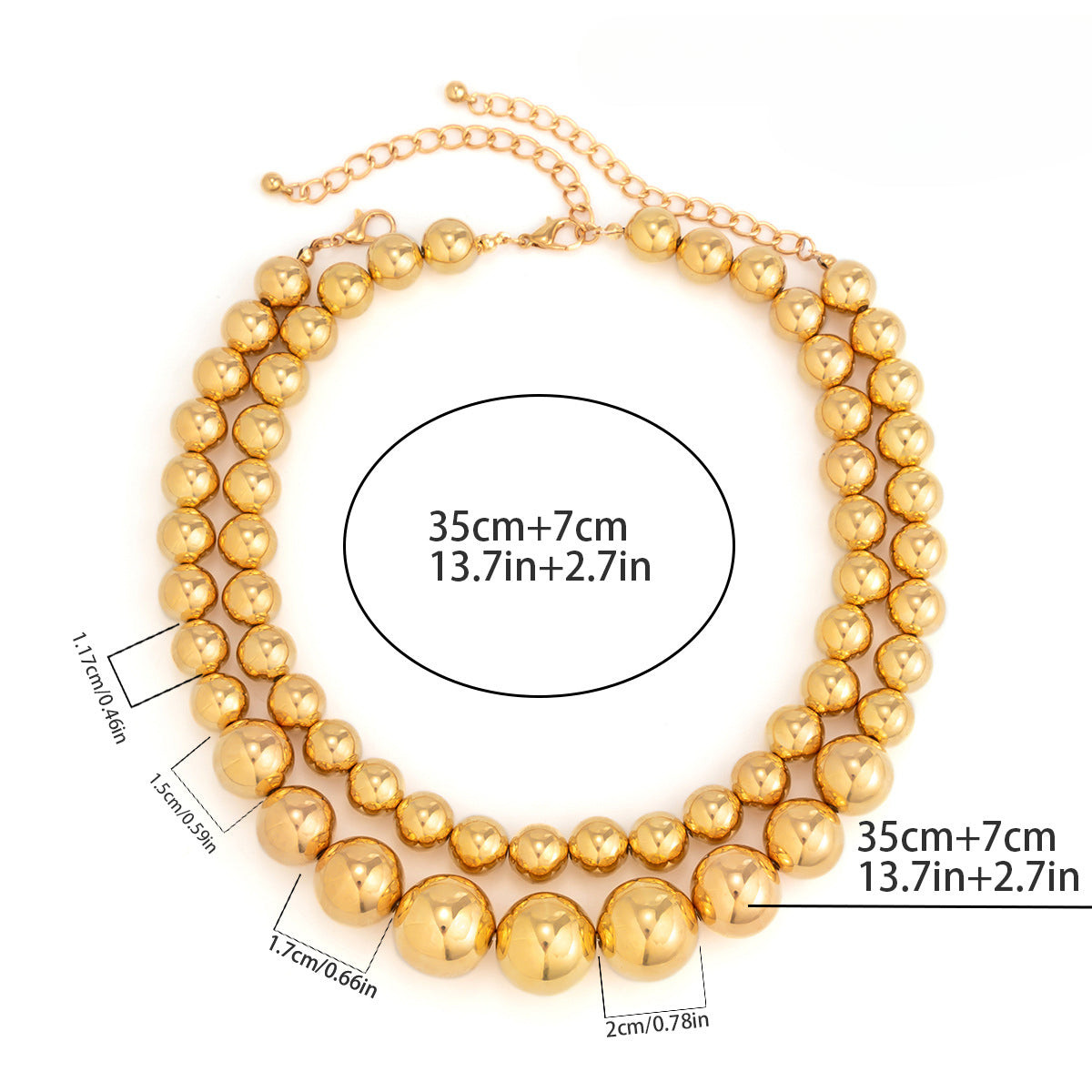 Wholesale Exaggerated Large Bead Pearl Necklaces