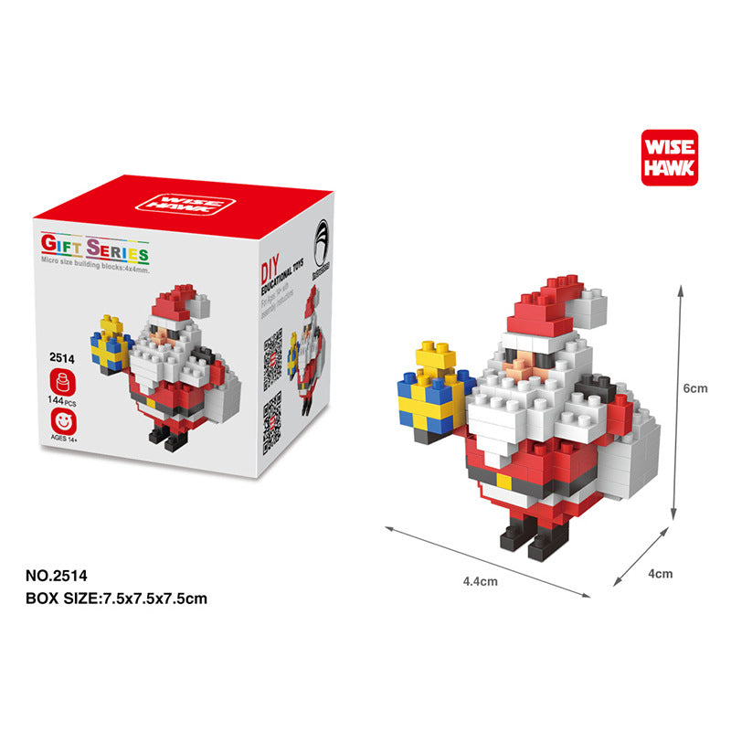 Wholesale Christmas ABS Mini Diamond Small Particle Building Blocks for Children's Puzzle Toys