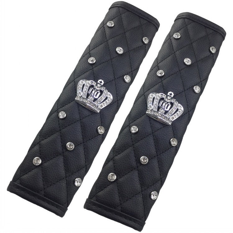 Wholesale PU Diamond Crown Car Interior