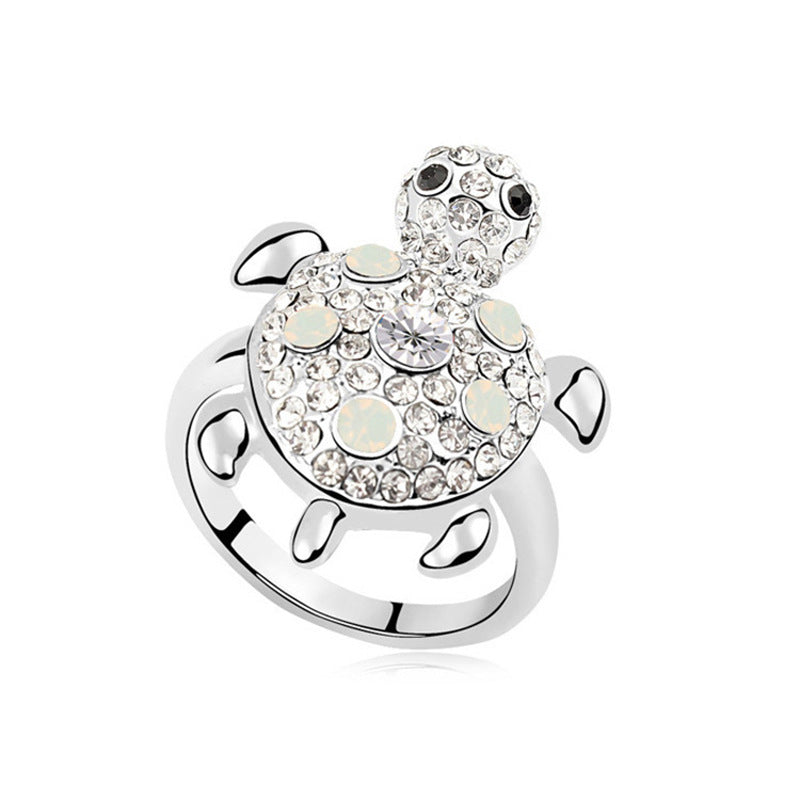 Wholesale Alloy Little Turtle Ring