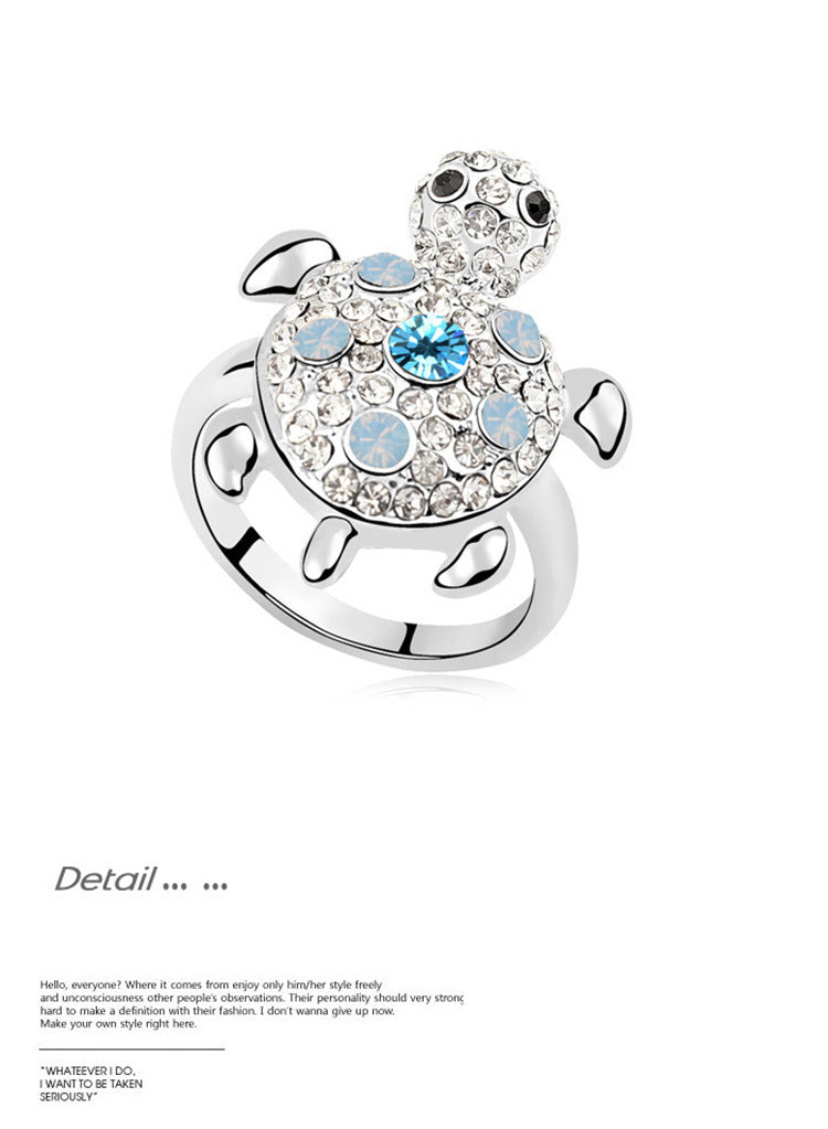 Wholesale Alloy Little Turtle Ring