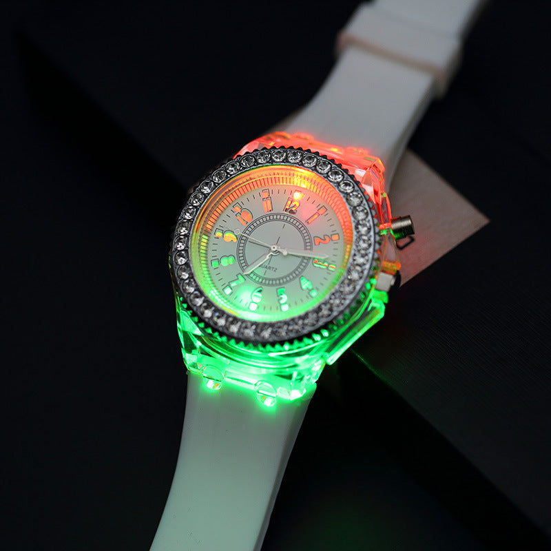 Wholesale Candy Cat Night Glow Silicone Watch