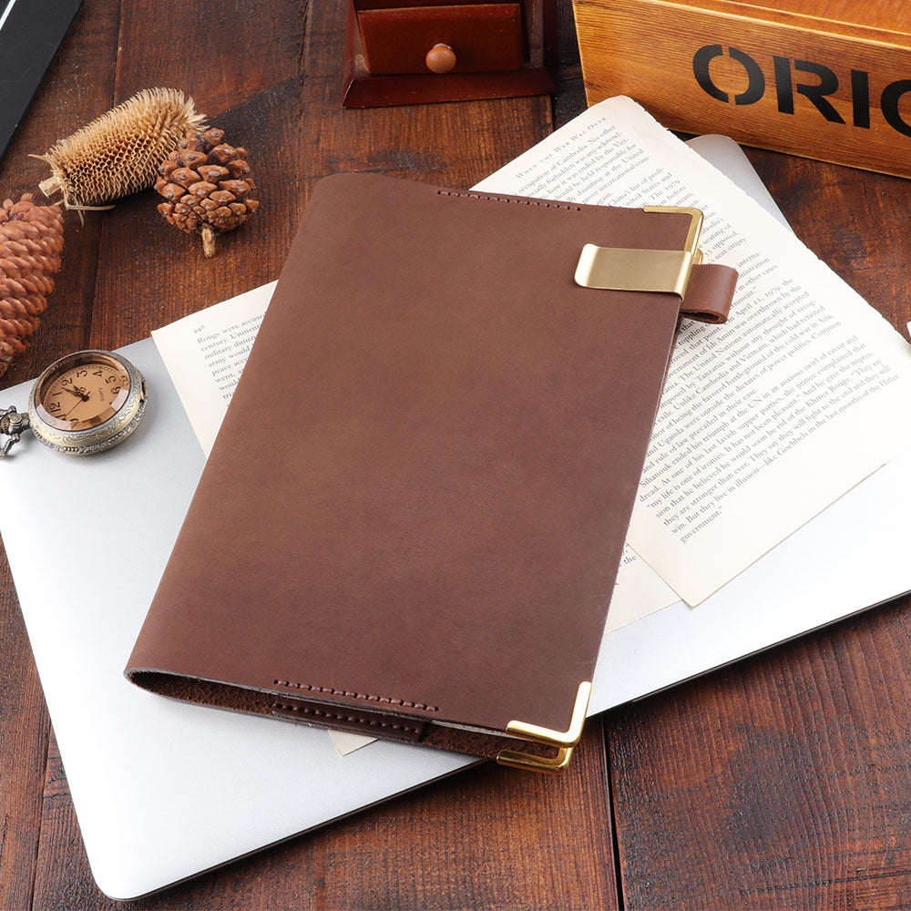 Wholesale Vintage Handmade Cowhide Bound Page Simple Notepad