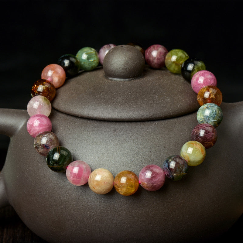 Wholesale Rainbow Candy Color Tourmaline Bracelet
