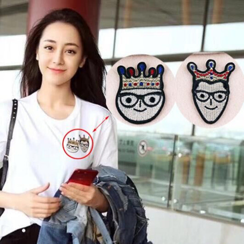 Wholesale 9 Pack Embroidered Cartoon Cloth Patches For Clothing Decoration DIY Fashion Accessory