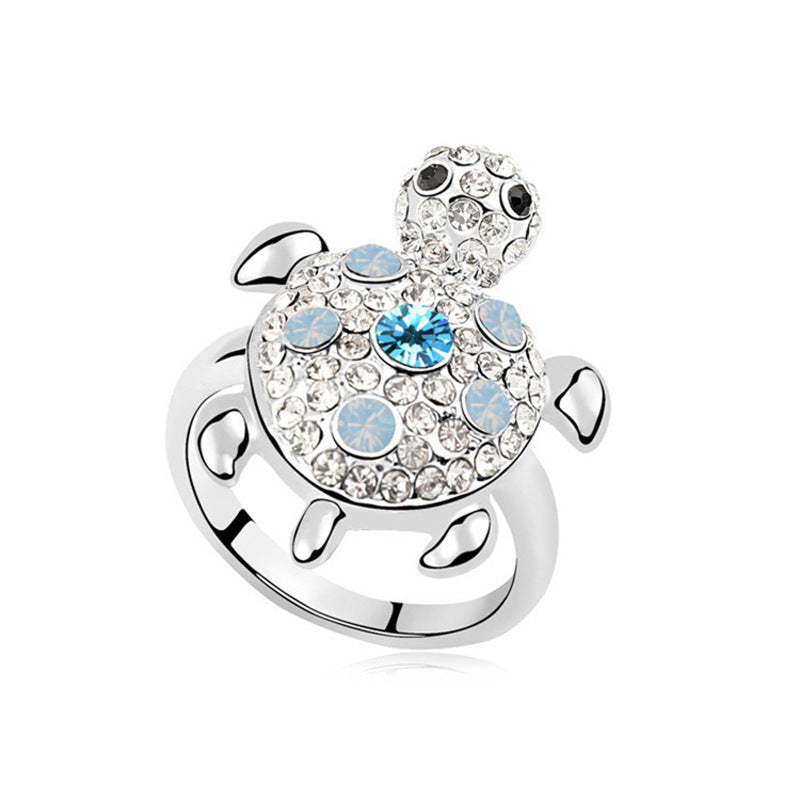 Wholesale Alloy Little Turtle Ring